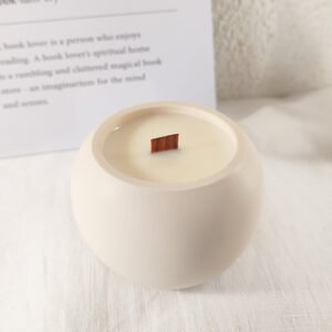 vela de cera de soja hecha mano Ada