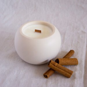 vela aromatica artesanal aroma a canela