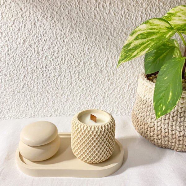 vela aromatica joaca con caja cerillas
