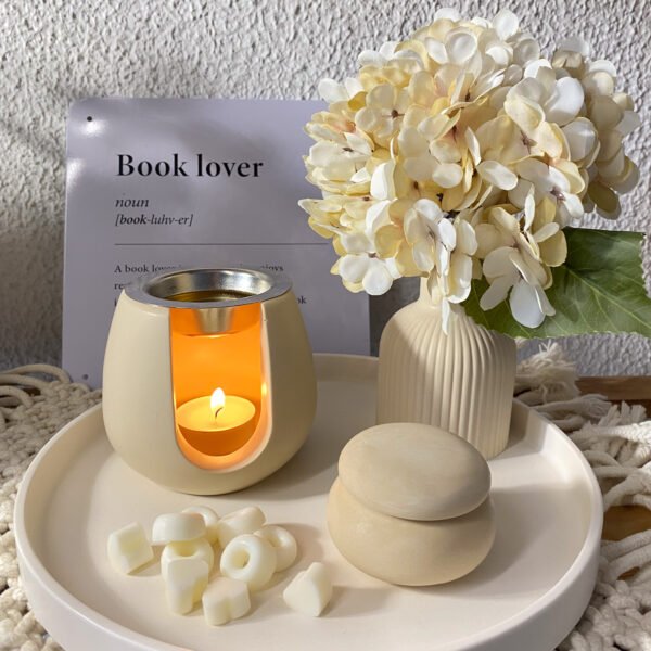 pack de wax melts con quemador de cera