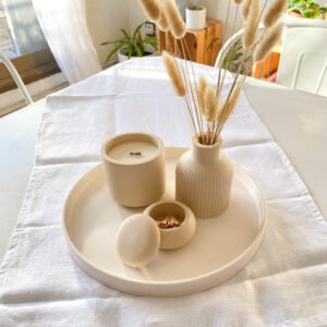 Plato decorativo para centro de mesa grande