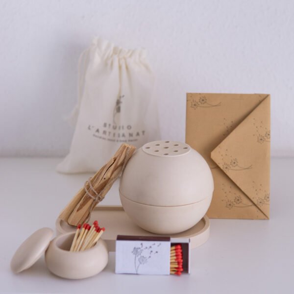 Set de regalo "Ritual del hogar" | Sahumador con Palo Santo - Imagen 5