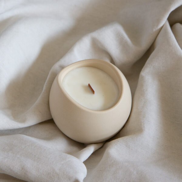 vela aromática de soja