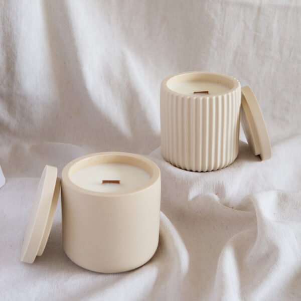 Vela artesanal con tapa "Clara" | Aroma a elección - Imagen 7