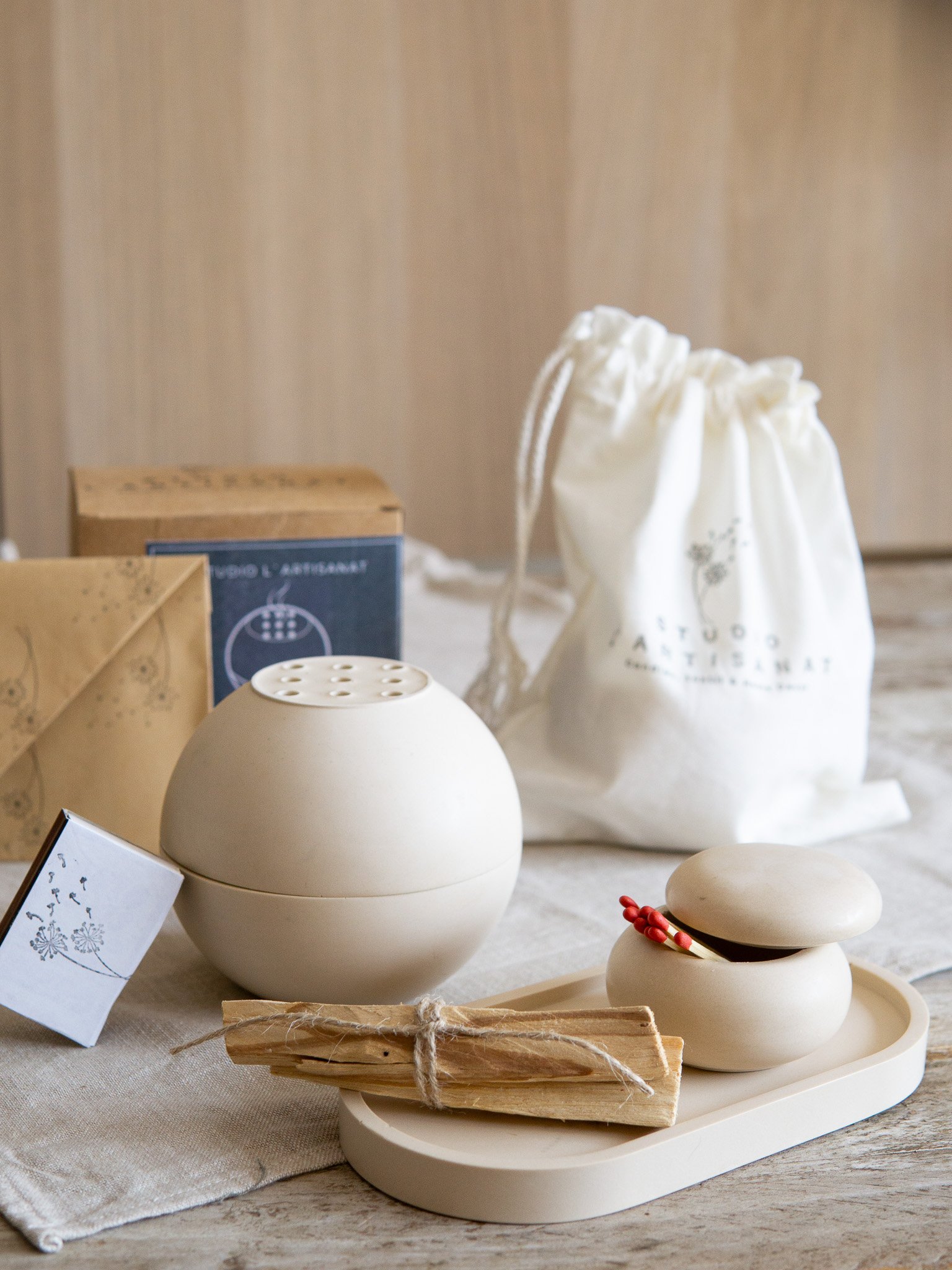 set regalo ritual del hogar sahumador