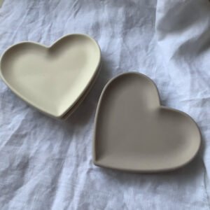 Bandeja decorativa con forma de corazón  | OUTLET