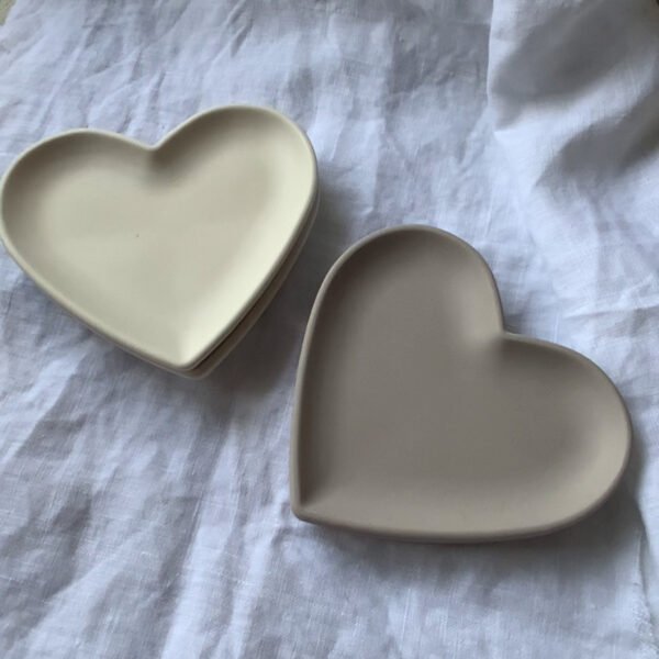Bandeja decorativa con forma de corazón  | OUTLET