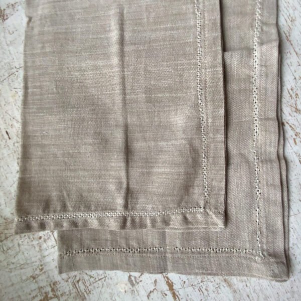 Set 2 servilletas de tela bordadas OUTLET - Imagen 4
