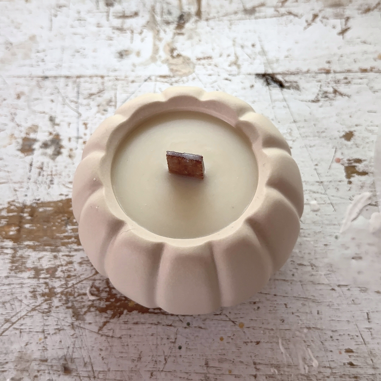 Vela de calabaza | Edición otoño | Aroma a elección | Cuenco reutilizable decoración otoñal - Imagen 7