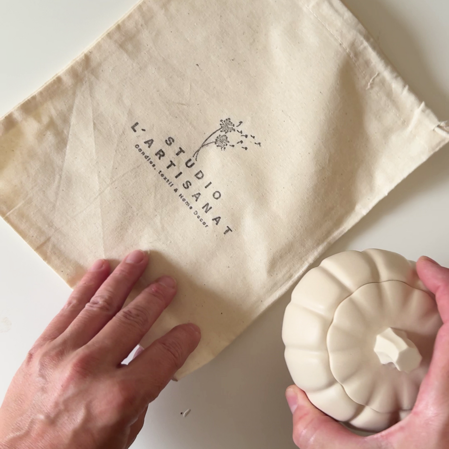 Vela de calabaza | Edición otoño | Aroma a elección | Cuenco reutilizable decoración otoñal - Imagen 3