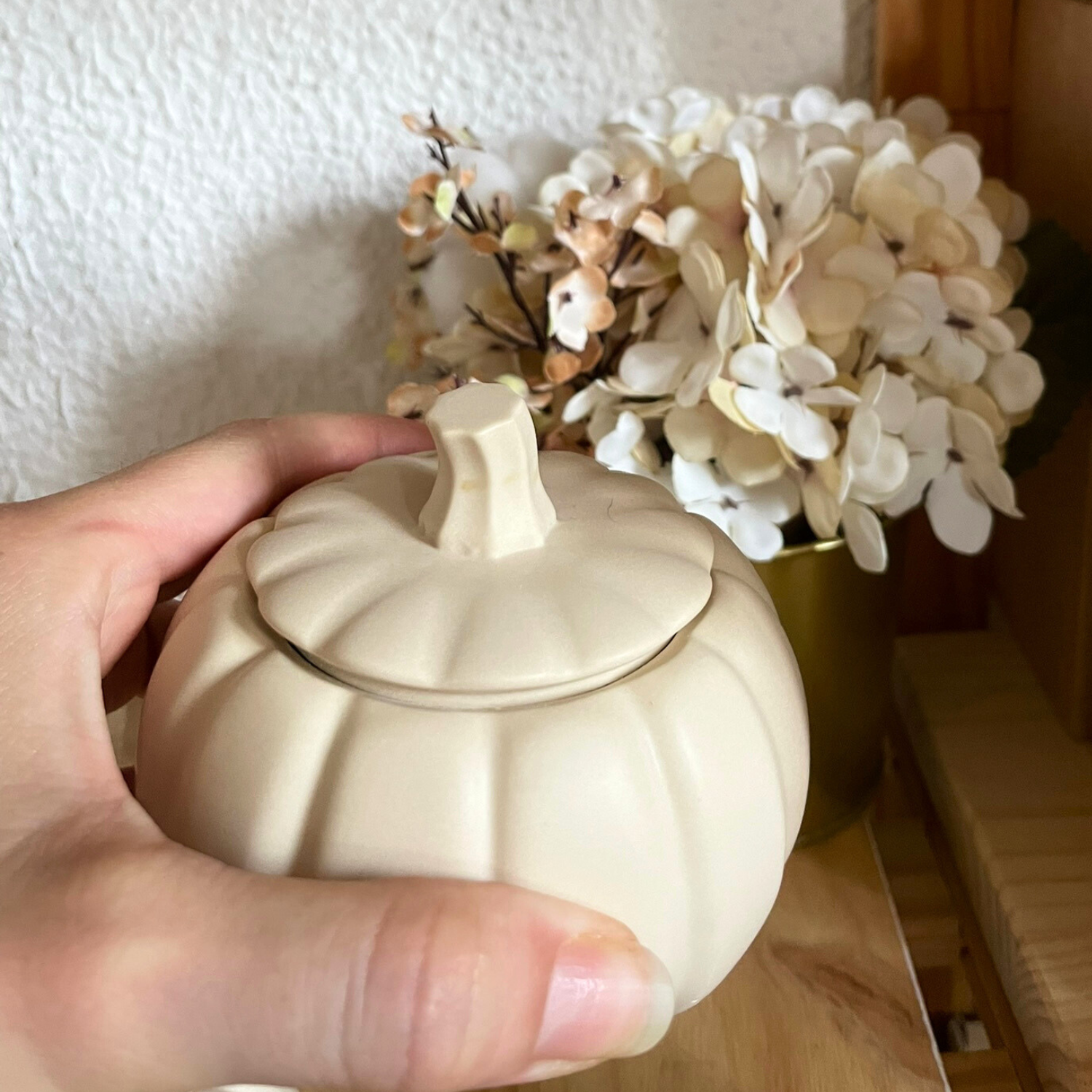 vela de calabaza para otoño